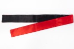 Атласная лента для связывания черно-красная, MP-10961