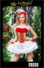 Новогодний эротический костюм Снегурочки№1 DJ6355SL